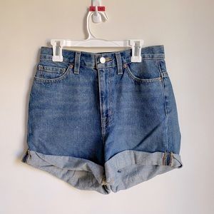 urban outfitters BDG regular wash mom shorts